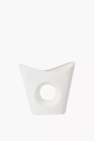 Ceramic Abstract Belly Vase Medium