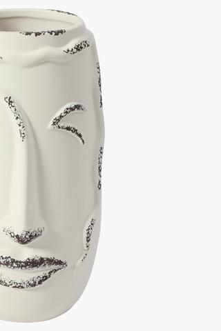 Ceramic Face Vase