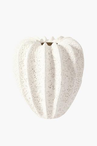 Cora Coral Shell Vase