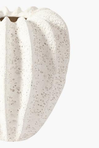 Cora Coral Shell Vase