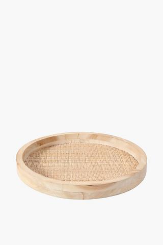 Woven Wood Tray