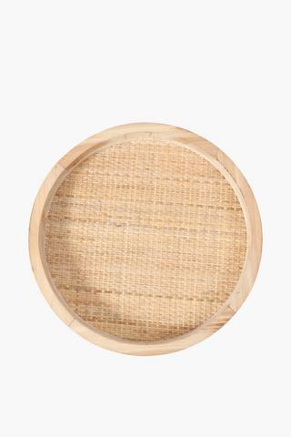 Woven Wood Tray