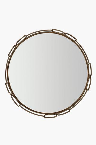 Metal Mirror Decor Tray