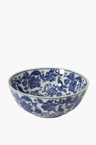 Delft Floral Decor Bowl