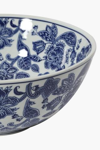 Delft Floral Decor Bowl