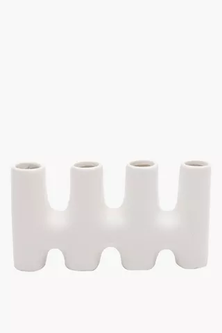 Stem Ceramic Joint Vase, 21x12cm