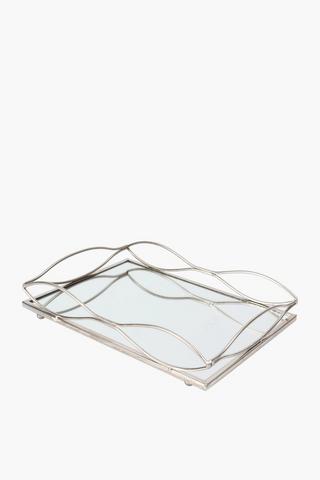 Antique Decor Mirror Tray