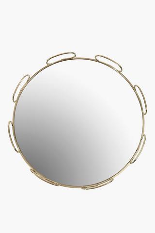 Ring Decor Mirror Tray, Large