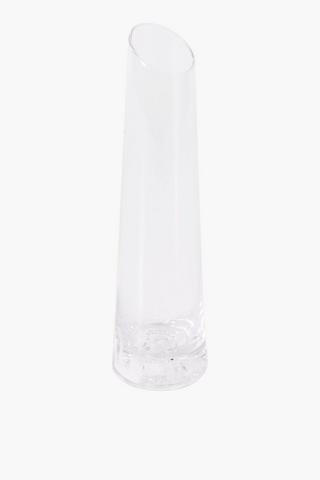 Glass Slant Vase