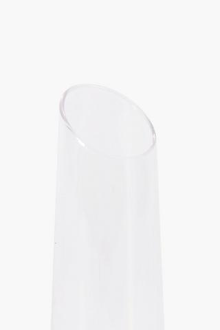 Glass Slant Vase