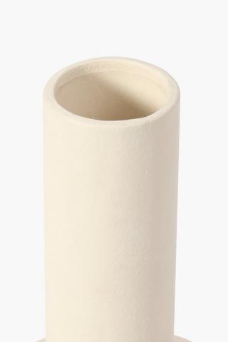 Offset Ceramic Bulb Vase Large