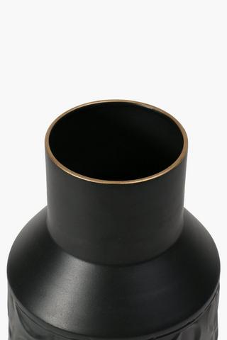 Geo Metal Vase Large
