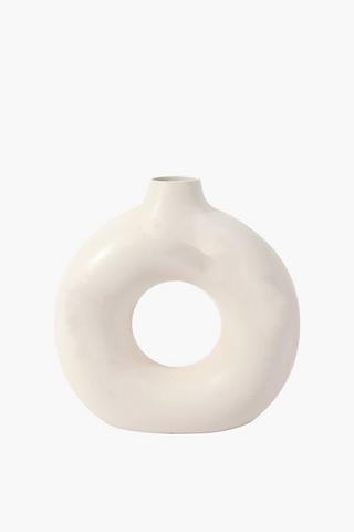 Organic Circle Vase, 30x32cm