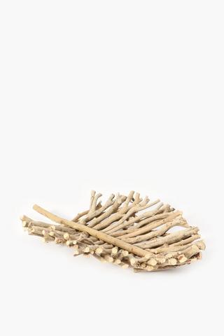 Branch Leaf Decor Tray