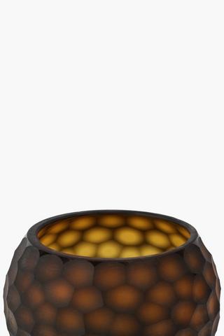 Glass Facet Bulb Vase