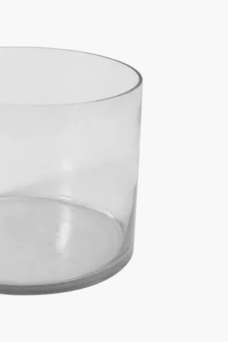 Glass Cylinder Vase 40cm