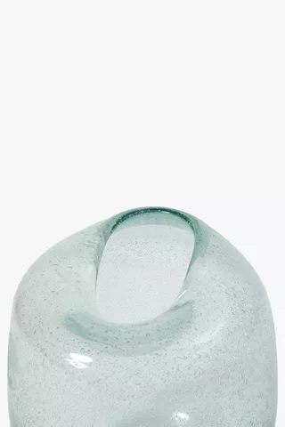 Recycled Glass Bubble Vase Medium