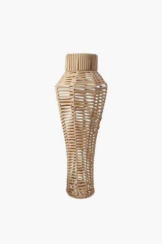Woven Spiral Vase, Tall