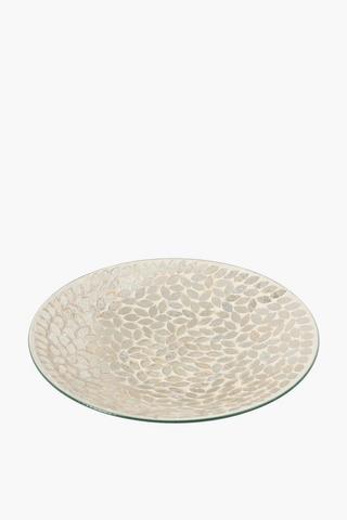 Mosaic Glass Decor Plate