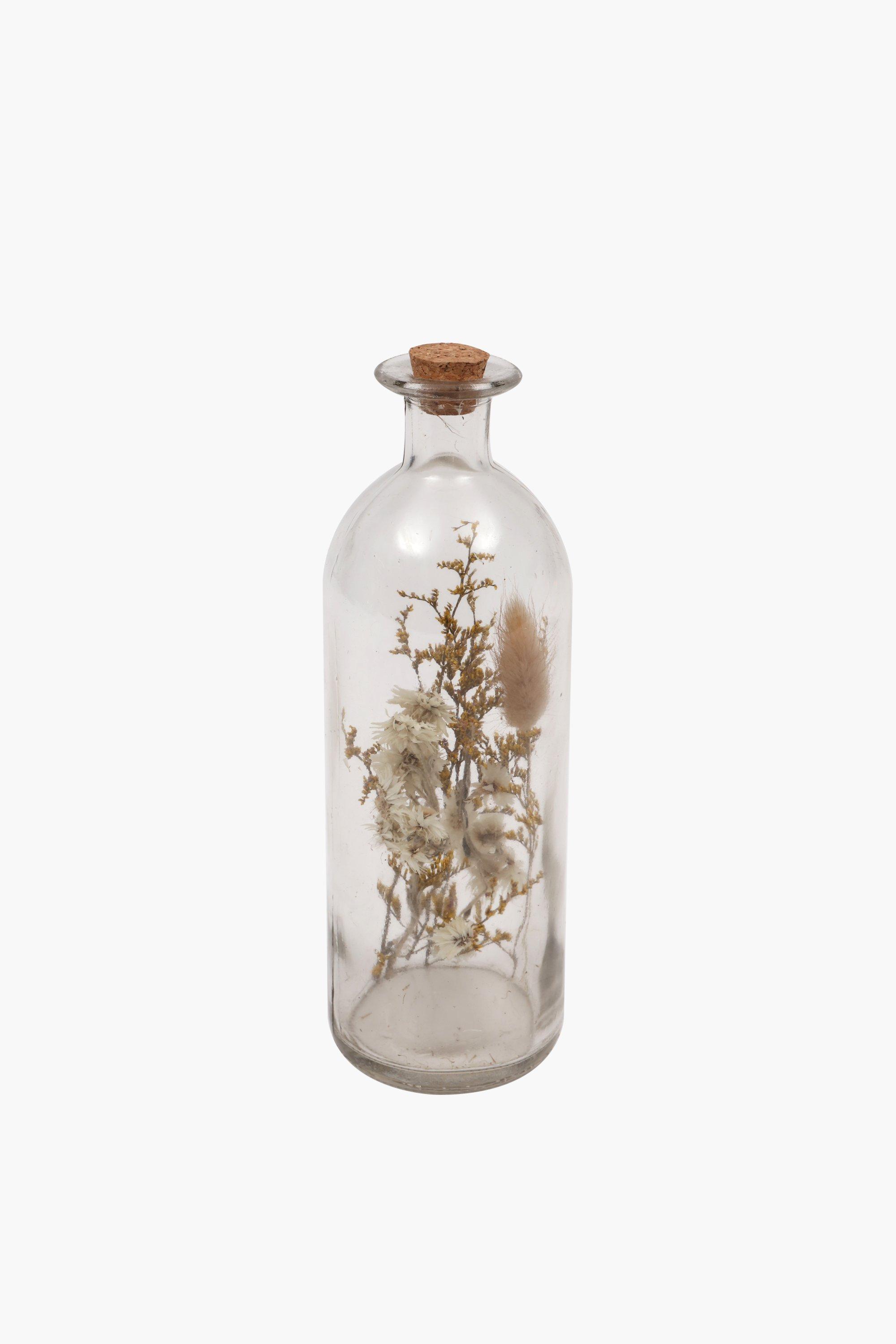 Meadow Flowers In Glass Bottle