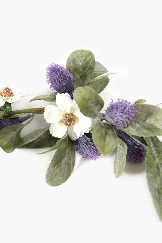 White Flower Wreath