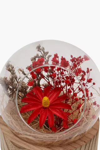 Meadow Flowers In Glass Jar