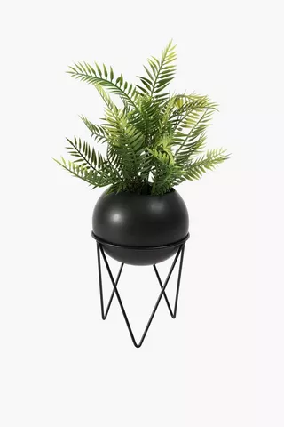 Ceramic Potted Palm Tree