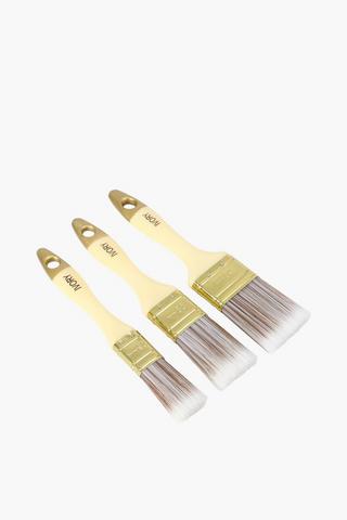 3 Piece Ivory Paint Brush Set