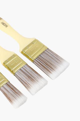 3 Piece Ivory Paint Brush Set