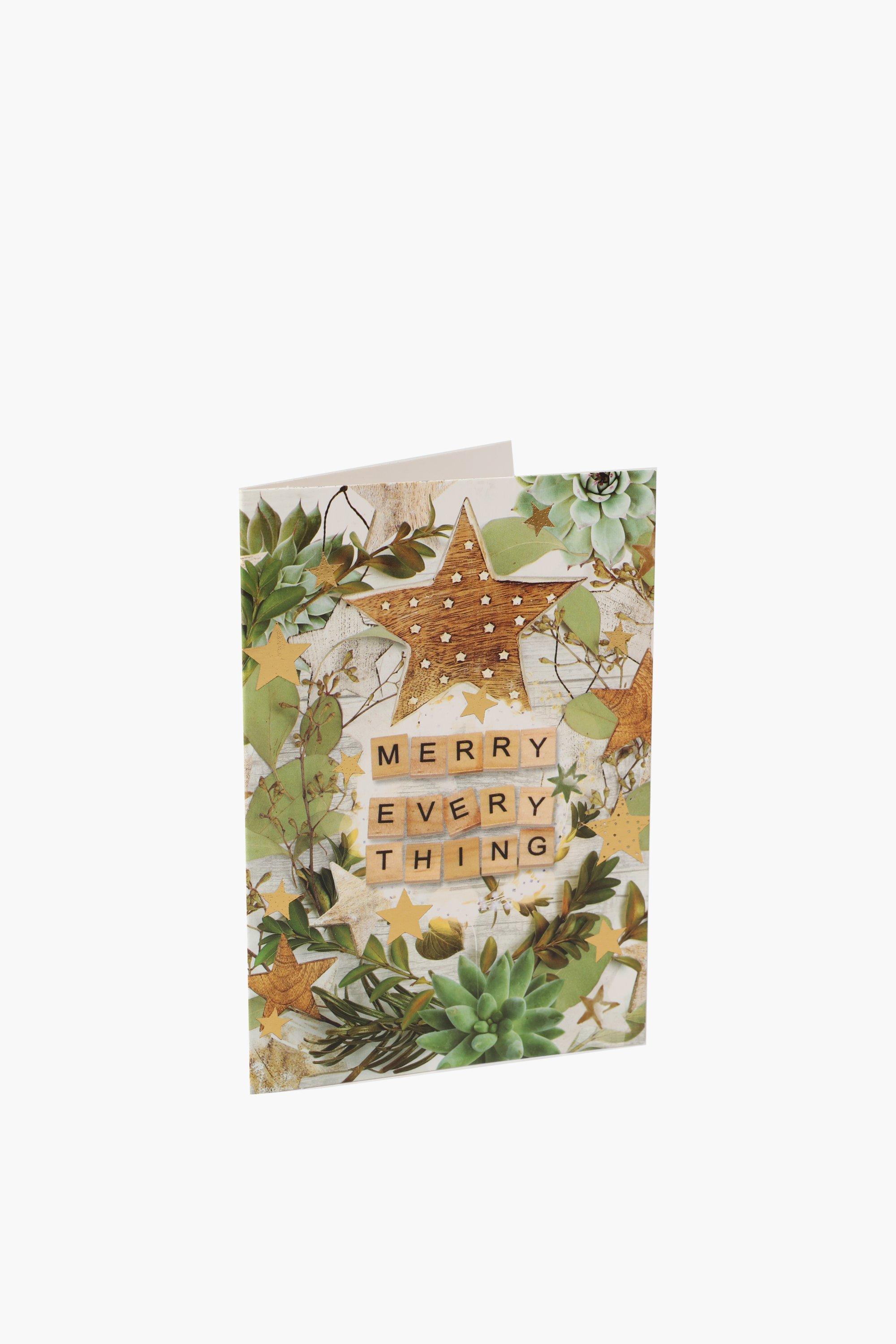 Botanics Christmas Gift Card A6