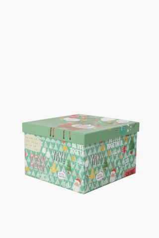 Joy Christmas Gift Box Medium