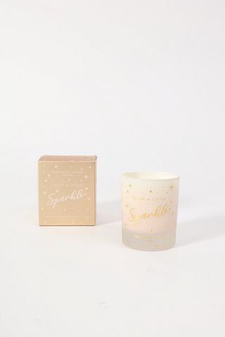 Sparkle Gingerbread Candle