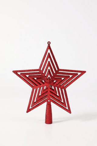 Glitter Star Tree Topper