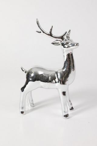 Porcelain Reindeer Statue