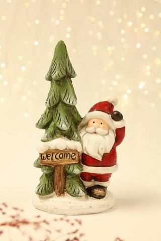 Santa Welcome Statue