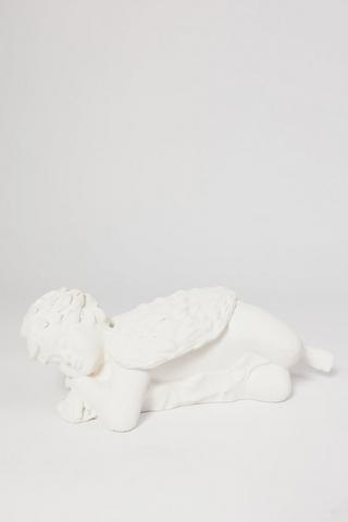 Resting Cherub Statue