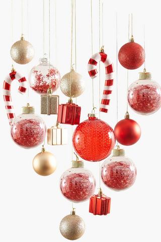Tinsel Hanging Bauble