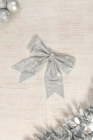 Glitter Bow Decor Large