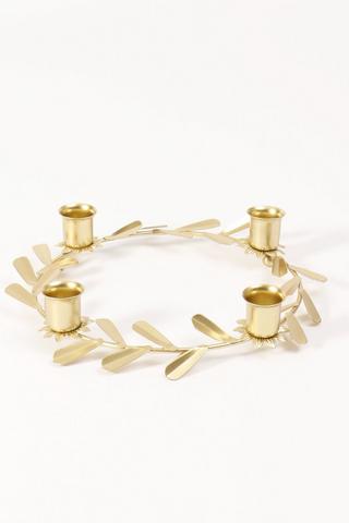 Wreath Dinner Candles Holder