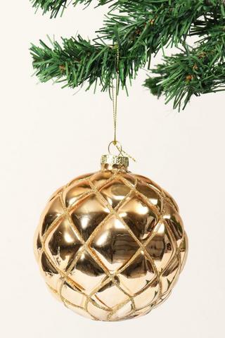 Textured Hanging Bauble