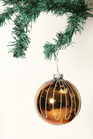 Glitter Hanging Bauble Xl