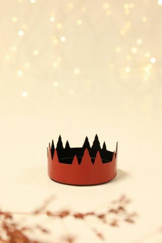 Metal Festive Candle Holder