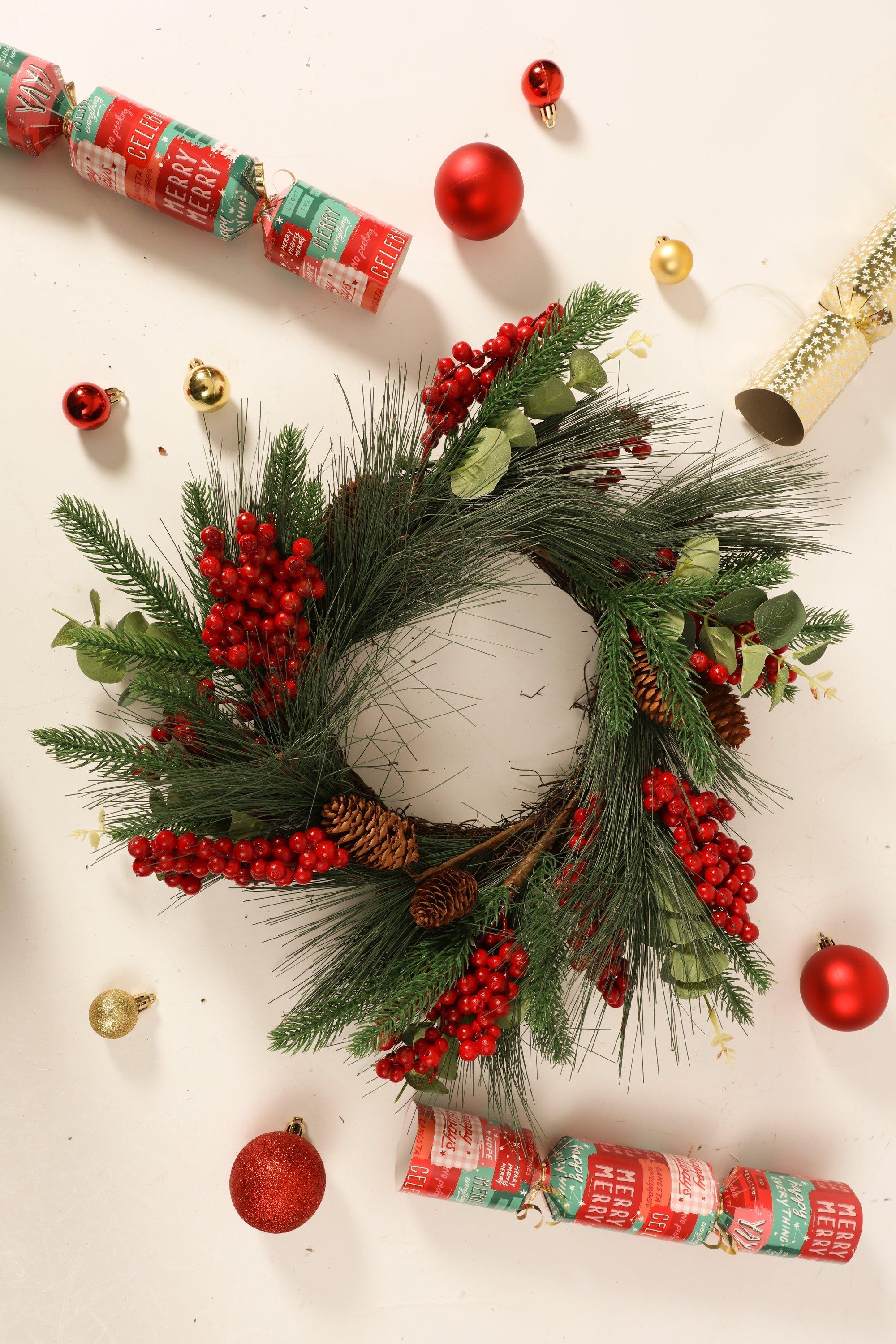 Festive Berry Wreath