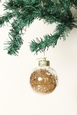 Tinsel Hanging Bauble