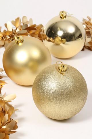 3 Pack Hanging Bauble Large