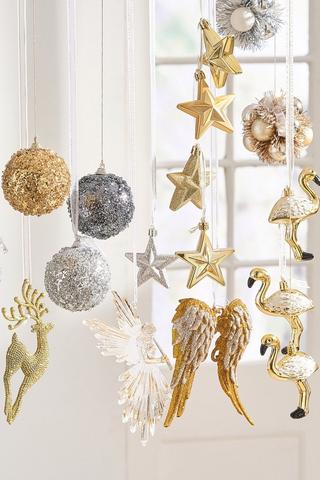 3 Pack Hanging Flamingos