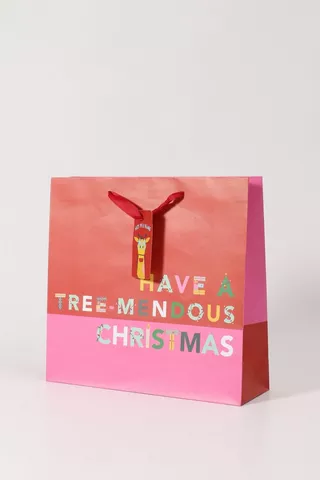 Joy Tremendous Christmas Gift Bag Medium