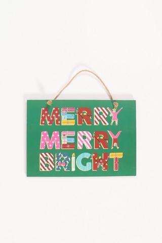 Festive Hanging Sign