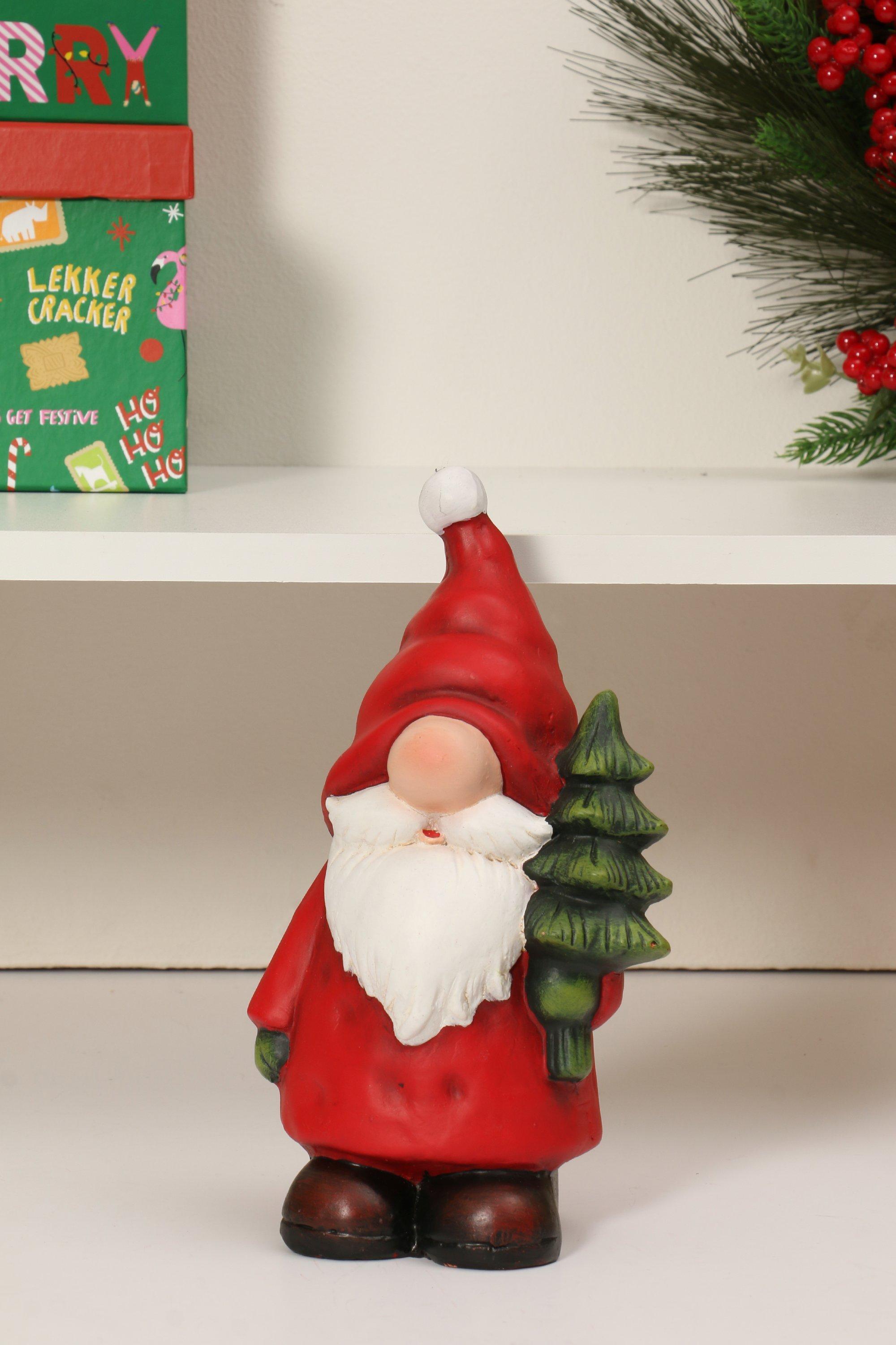 Ceramic Santa With Tree