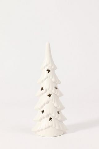 Ceramic Cut Out Led Tree